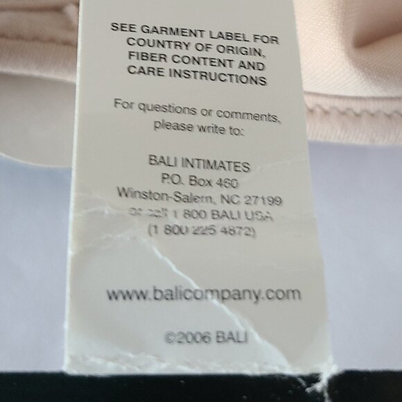 BALI WOMEN'S PASSION FOR COMFORT UNDERWIRE BRA -STYLE#3383 -SIZE 36B - Picture 7 of 8